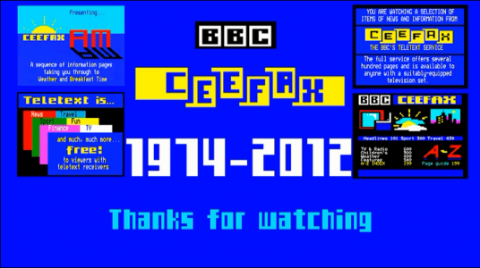 Dünyanın ilk Teletext’i Ceefax Kapanıyor