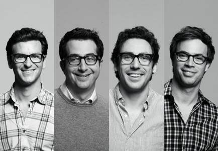 Warby Parker, the online eyeglass retailer, was thought up by a group of graduate students from the University of Pennsylvania. They've long since formed their idea into a solid online business and opened their first physical stores in 2013.