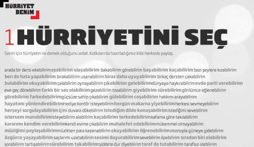 Cesurca Atılmış Bir Adım: Hürriyet Benim!