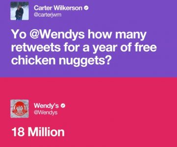 Twitter’daki Retweet Rekoru, Bir Yıllık Bedava Nugget İsteyen Genç Tarafından Kırıldı