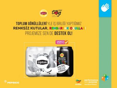 Lipton Ice Tea Kutularındaki Renkler Okulları Boyuyor