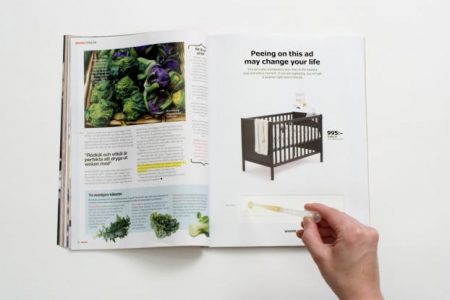 Ikea’nın Gebelik Testi Kullandığı İlginç Reklam Kampanyası