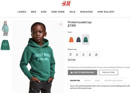 H&M Irkçılık ile Suçlanıyor!