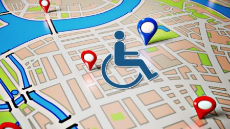 google haritalar tekerlekli sandalye
