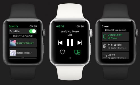 Spotify Apple Watch Uygulaması Yayınlandı