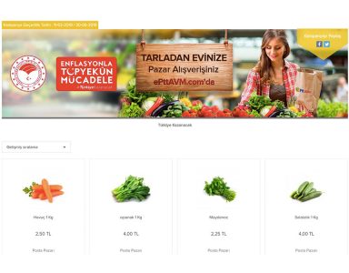ePttAVM ile Tanzim Satışları İnternete Taşınıyor