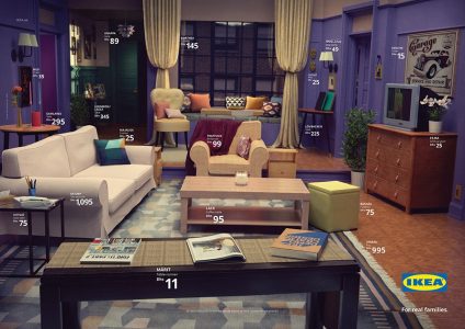 IKEA; Friends, Stranger Things ve Simpsons’un İkonik Oturma Odalarını Reklama Dönüştürdü